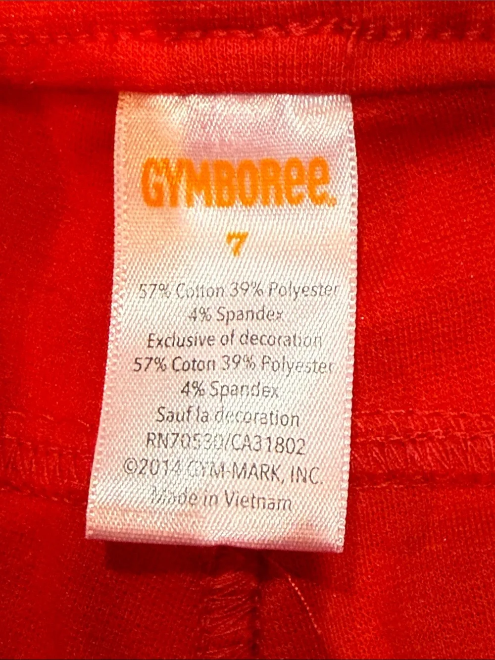 Girls Gymboree Red Pants (7)